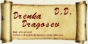 Drenka Dragošev vizit kartica